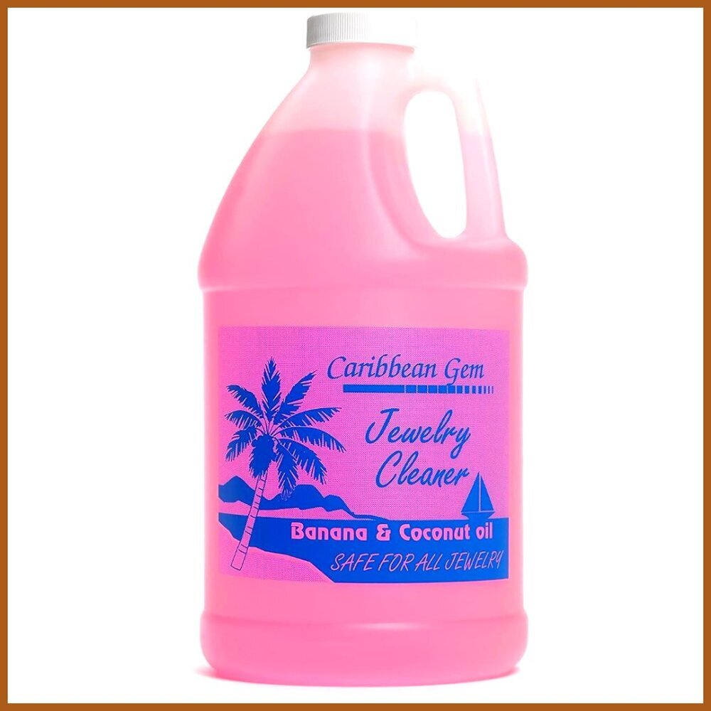Jewelry Cleaner Solution for Gold Silver Diamonds Rings Gems